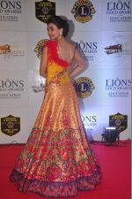 Daisy Shah at the 21st Lions Gold Awards 2015 in Mumbai on 6th Jan 2015